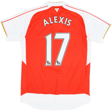 2015-16 Arsenal Home Shirt Alexis #17 - 8/10 - (S)