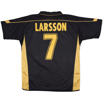 2003-04 Celtic Away Shirt Larsson #7 - 9/10 - (L)