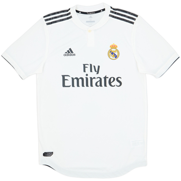 2018-19 Real Madrid Authentic Home Shirt - 9/10 - (M)