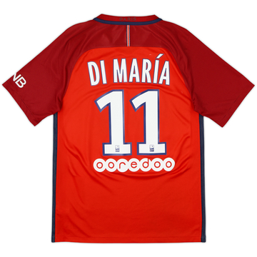 2016-17 Paris Saint-Germain Away Shirt Di Maria #11 - 8/10 - (S)