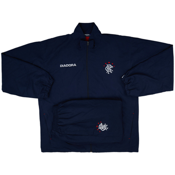 2003-04 Rangers Diadora Tracksuit - 9/10 - (L)
