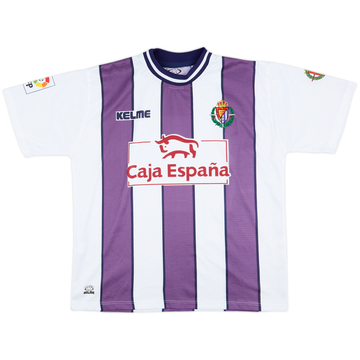 1999-00 Real Valladolid Home Shirt - 9/10 - (M)