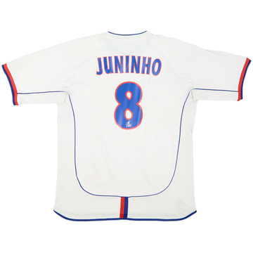 2003-04 Lyon Home Shirt Juninho #8 - 6/10 - (XL)