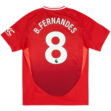 2024-25 Manchester United Home Shirt B.Fernandes #8 (L)