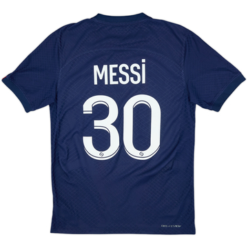 2022-23 Paris Saint-Germain Authentic Home Shirt Messi #30 - 7/10 - (S)