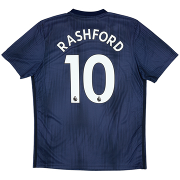 2018-19 Manchester United Third Shirt Rashford #10 - 8/10 - (L)