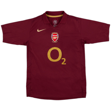 2005-06 Arsenal Home Shirt - 8/10 - (L.Boys)