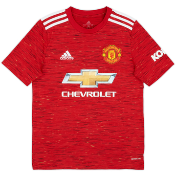 2020-21 Manchester United Home Shirt - 8/10 - (L.Boys)
