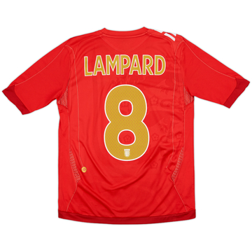 2006-08 England Away Shirt Lampard #8 - 7/10 - (XL.Boys)
