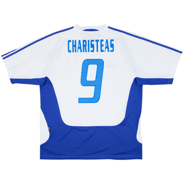 2004-06 Greece Away Shirt Charisteas #9 - 10/10 - (L)