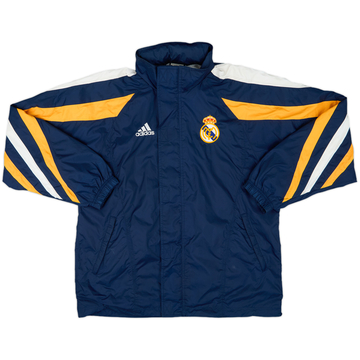 1998-99 Real Madrid adidas Hooded Rain Jacket - 8/10 - (S)