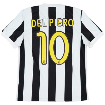 2009-10 Juventus Home Shirt Del Piero #10 - 9/10 - (M)
