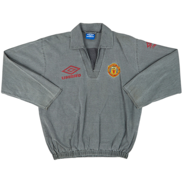 1992-93 Manchester United Umbro Drill Top - 7/10 - (L)