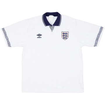 1990-92 England Home Shirt - 5/10 - (L)