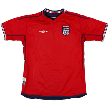 2002-04 England Away Shirt - 8/10 - (L.Boys)