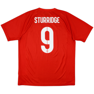 2014-15 England Away Shirt Sturridge #9 - 10/10 - (L)
