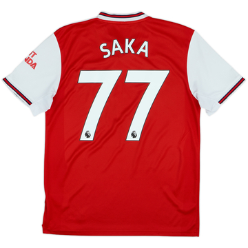 2019-20 Arsenal Home Shirt Saka #77 - 5/10 - (M)