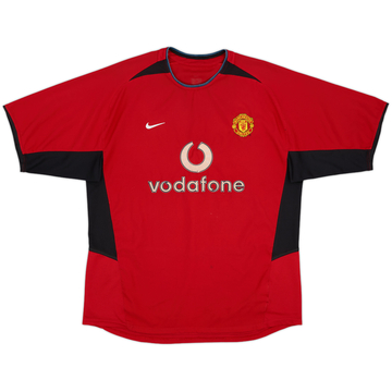 2002-04 Manchester United Home Shirt - 4/10 - (XL)