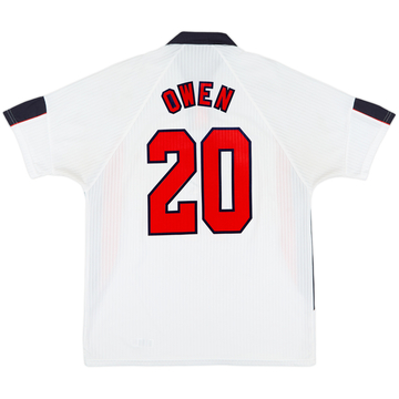 1997-99 England Home Shirt Owen #20 - 7/10 - (XL)