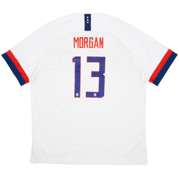 2019-20 USA Women's Home Shirt Morgan #13 - 8/10 - (Men's XL)