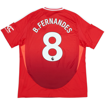 2024-25 Manchester United Home Shirt B.Fernandes #8 (XL)