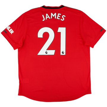 2019-20 Manchester United Authentic Home Shirt James #21 - 8/10 - (XL)