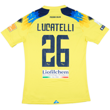 2019-20 Pescara Match Issue Away/GK Shirt Lucatelli #26