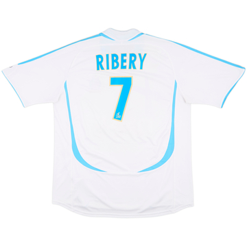 2006-07 Olympique Marseille Home Shirt Ribery #7 - 8/10 - (XL)