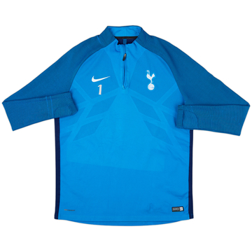 2017-18 Tottenham Nike Player Issue 1/4 Zip Drill Top #1 (Lloris) - 4/10 - (L)