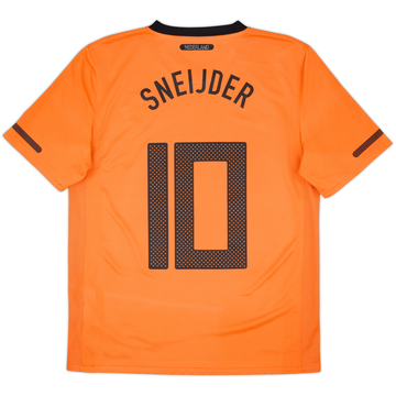 2010-11 Netherlands Home Shirt Sneijder #10 - 7/10 - (M)