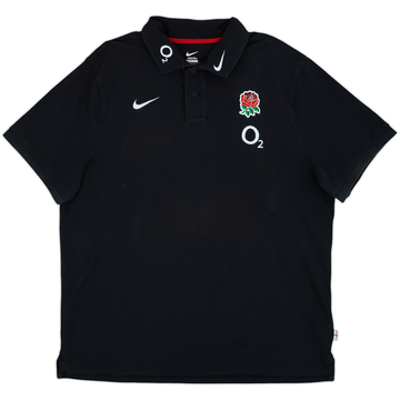 2010-11 England Rugby Polo Shirt - 9/10 - (XXL)