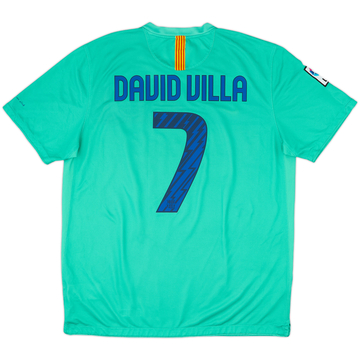 2010-11 Barcelona Away Shirt David Villa #7 - 8/10 - (XL)