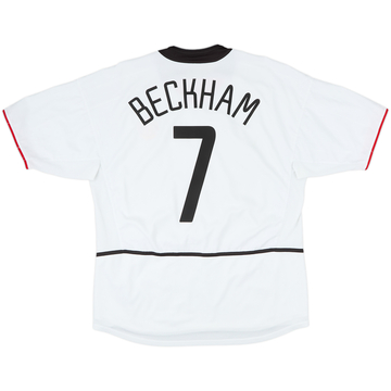 2002-03 Manchester United Away Shirt Beckham #7 - 5/10 - (XXL)
