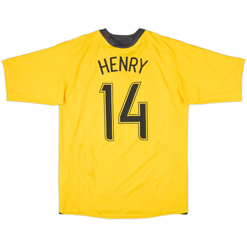 2006-07 Arsenal Away Shirt Henry #14 - 5/10 - (L)