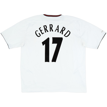 2003-04 Liverpool Away Shirt Gerrard #17 - 6/10 - (XXL)