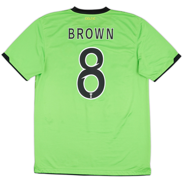 2010-11 Celtic Away Shirt Brown #8 - 7/10 - (M)