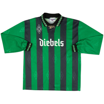 1995-96 Borussia Monchengladbach Away L/S Shirt - 6/10 - (L)