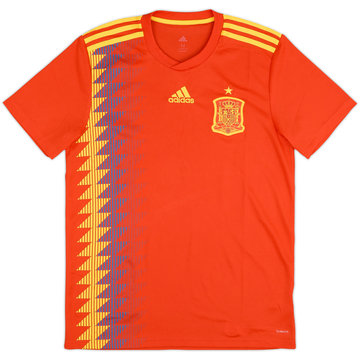 2018-19 Spain Home Shirt - 8/10 - (M)