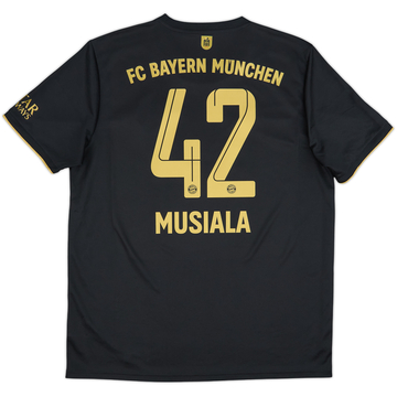 2021-22 Bayern Munich Away Shirt Musiala #42 - 8/10 - (XL)