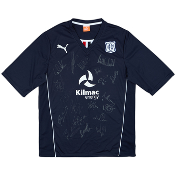 2013-14 Dundee FC Squad Signed Home Shirt - 9/10 - (L)