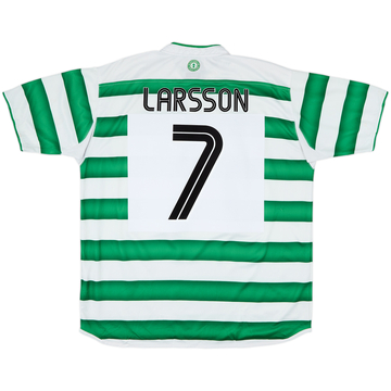 2003-04 Celtic Home Shirt Larsson #7 - 5/10 - (XL)