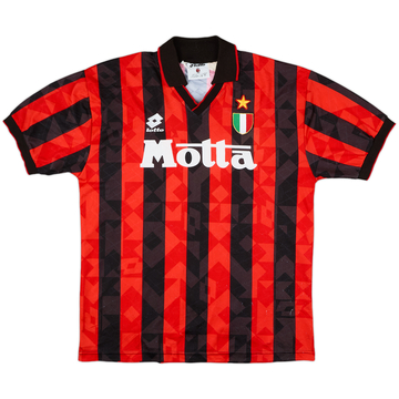 1993-94 AC Milan Home Shirt - 8/10 - (XL)