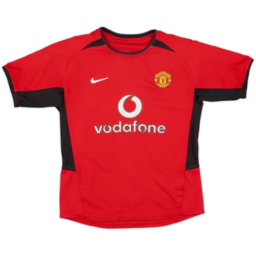 2002-04 Manchester United Home Shirt - 8/10 - (M.Boys)