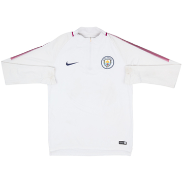 2018-19 Manchester City Nike 1/4 Zip Drill Top - 6/10 - (M)