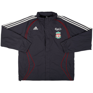 2006-07 Liverpool adidas Hooded Rain Jacket - 6/10 - (L/XL)