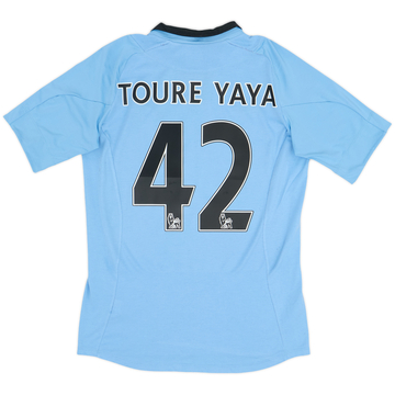 2012-13 Manchester City Home Shirt Toure Yaya #42 - 9/10 - (S)