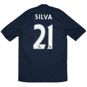 2010-12 Manchester City Away Shirt Silva #21 - 9/10 - (S)