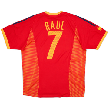2002-04 Spain Home Shirt Raul #7 (L)