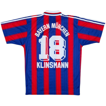 1995-97 Bayern Munich Home Shirt Klinsmann #18 - 7/10 - (S)