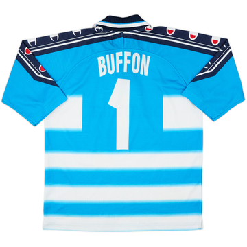 1999-00 Parma GK S/S Shirt Buffon #1 - 7/10 - (M)